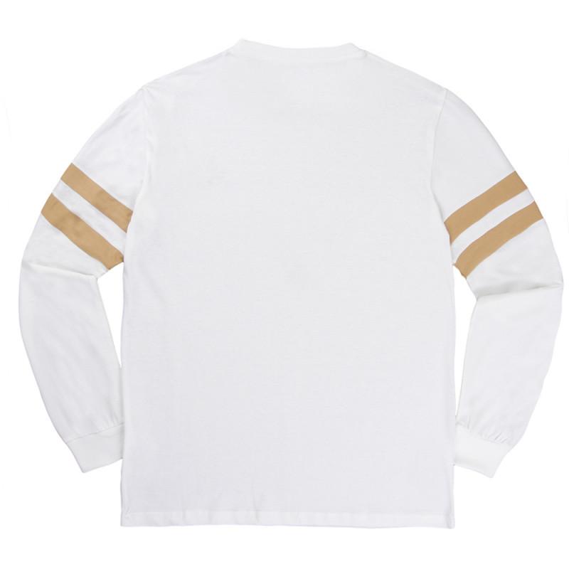 Magenta Team Long Sleeve T-Shirt - White-Beige - Aylesbury Skateboards UK