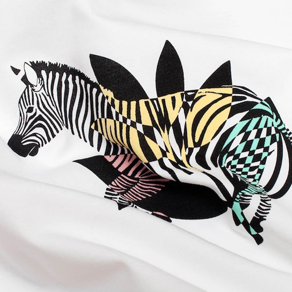 Magenta Zebra T-Shirt - White - Aylesbury Skateboards UK