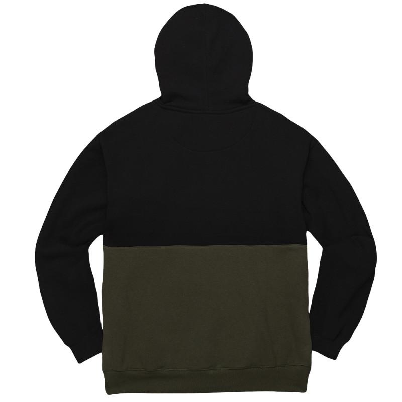 Magenta Paris Hoodie - Tricolor - Black-White-Khaki - Aylesbury Skateboards UK
