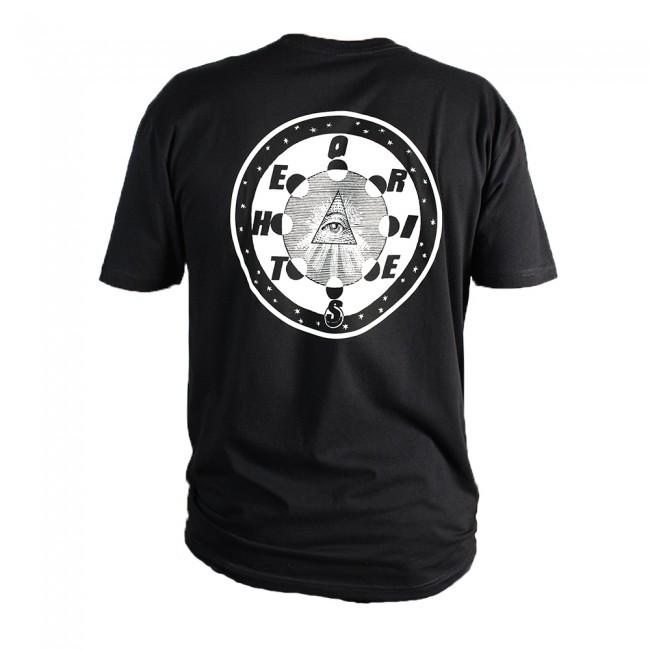 Theories Of Atlantis Morning Star T-Shirt - Black / White - Aylesbury Skateboards UK
