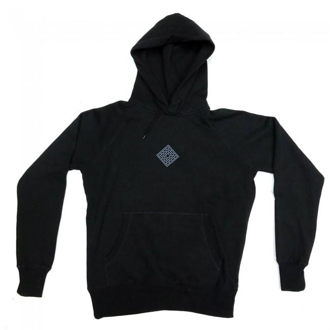 The National Skateboard Co. Palm Pullover Hoodie - Black - Aylesbury Skateboards UK
