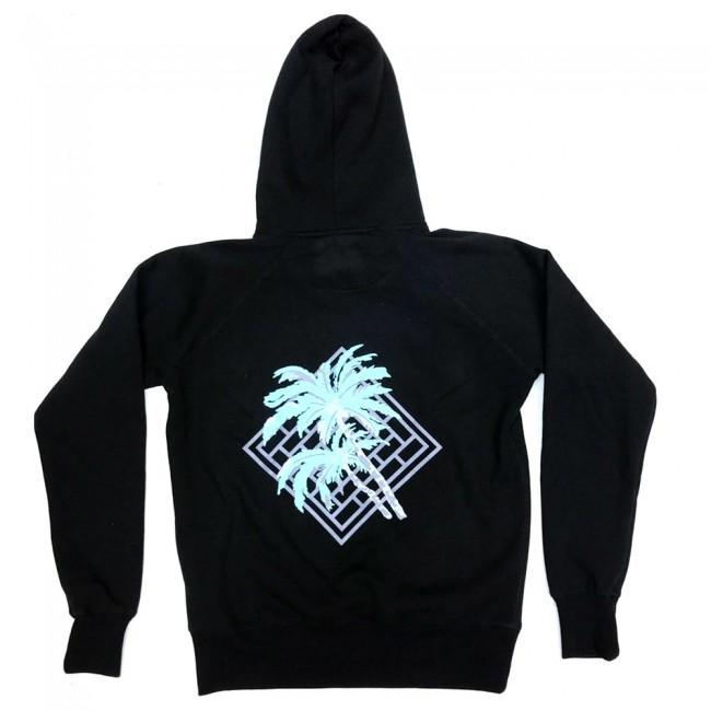The National Skateboard Co. Palm Pullover Hoodie - Black - Aylesbury Skateboards UK