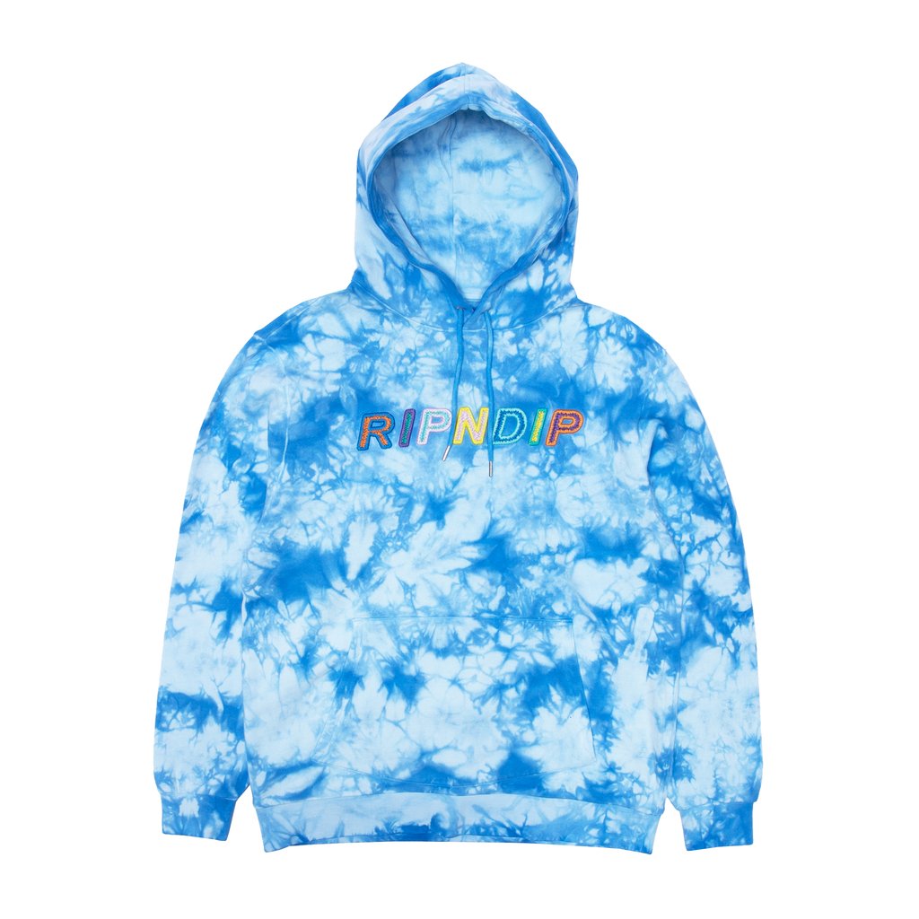 Rip N Dip Prisma Hoodie - Blue Lightning Wash