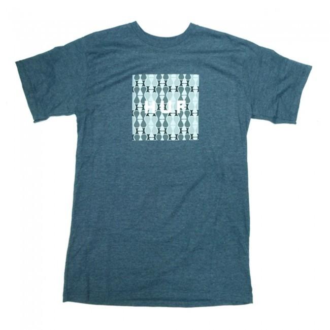 HUF Box Logo T-Shirt - Denim Heather - Aylesbury Skateboards UK