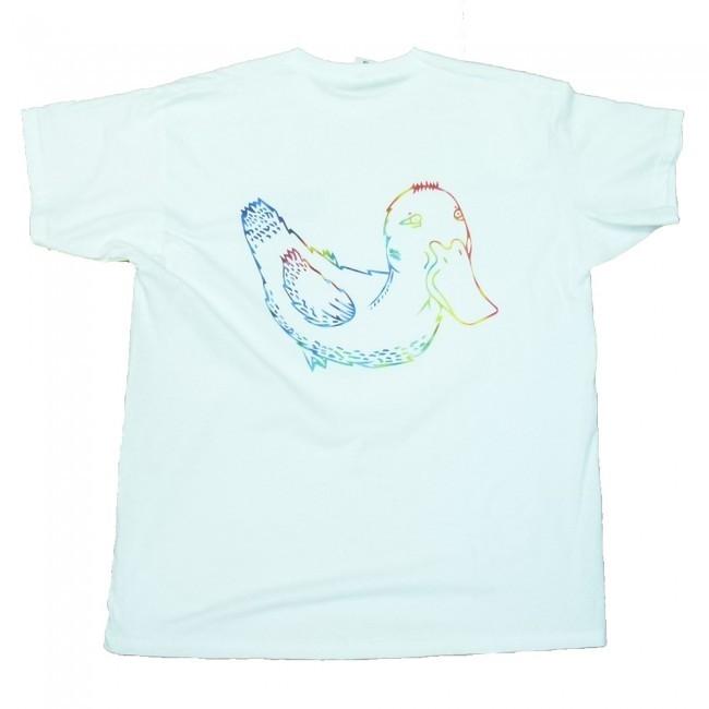 Aylesbury Skateboards Tie Dye Duck Shop T-Shirt - White - Aylesbury Skateboards UK
