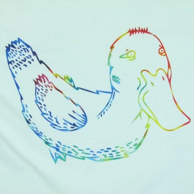 Aylesbury Skateboards Tie Dye Duck Shop T-Shirt - White - Aylesbury Skateboards UK