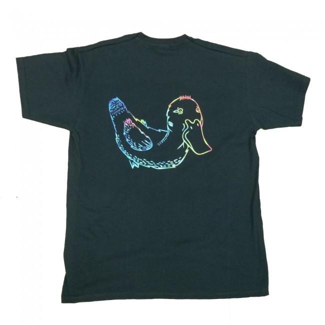 Aylesbury Skateboards Tie Dye Duck Shop T-Shirt - Black - Aylesbury Skateboards UK