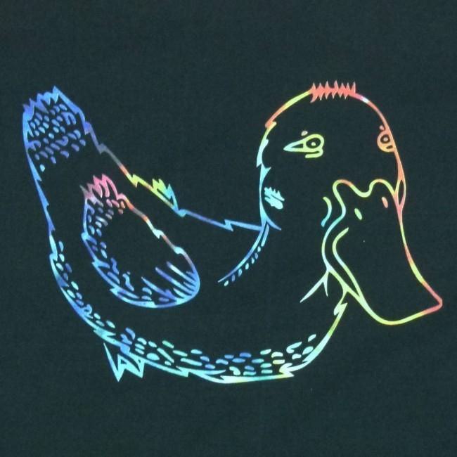 Aylesbury Skateboards Tie Dye Duck Shop T-Shirt - Black - Aylesbury Skateboards UK
