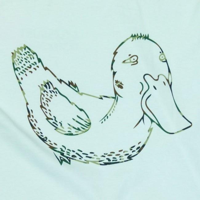 Aylesbury Skateboards Camo Duck Shop T-Shirt - White - Aylesbury Skateboards UK