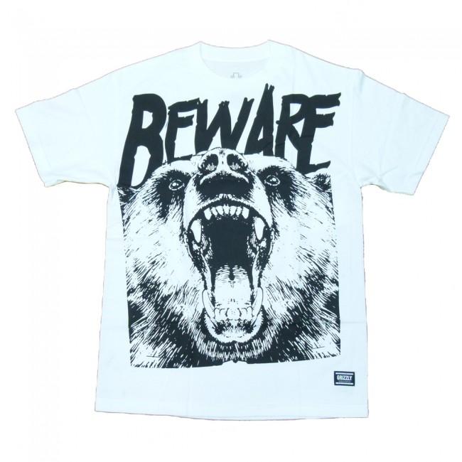 Grizzly Griptape Maulers T-Shirt - White - Aylesbury Skateboards UK