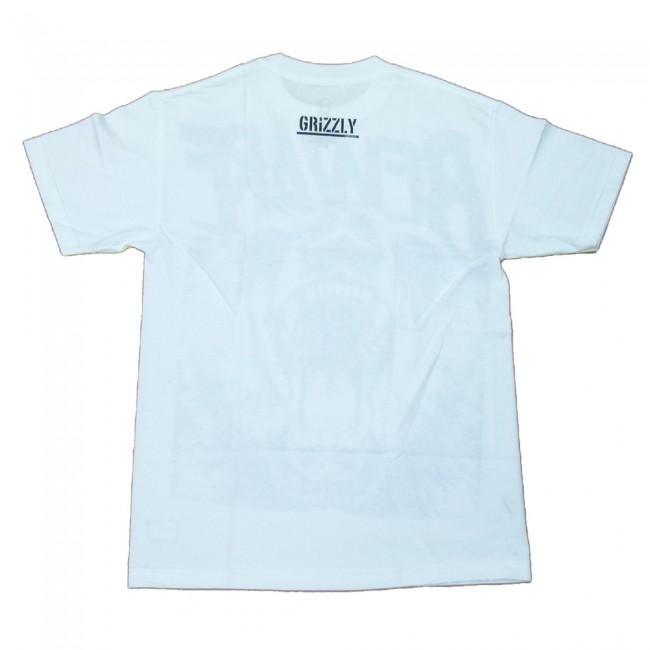 Grizzly Griptape Maulers T-Shirt - White - Aylesbury Skateboards UK