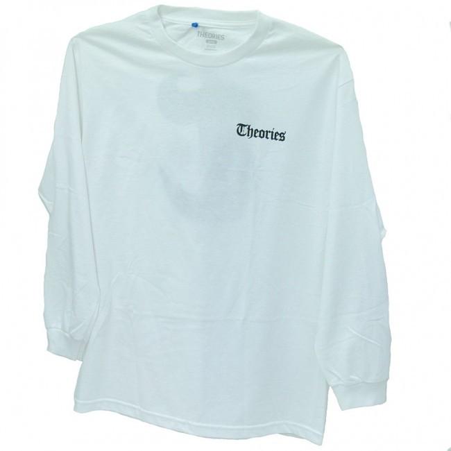 Theories Of Atlantis TOA Times Long Sleeve T-Shirt - White / Black - Aylesbury Skateboards UK