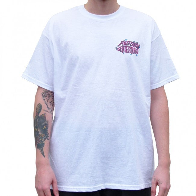 Aylesbury Skateboards Screaming Duck Premium T-Shirt - White - Aylesbury Skateboards UK