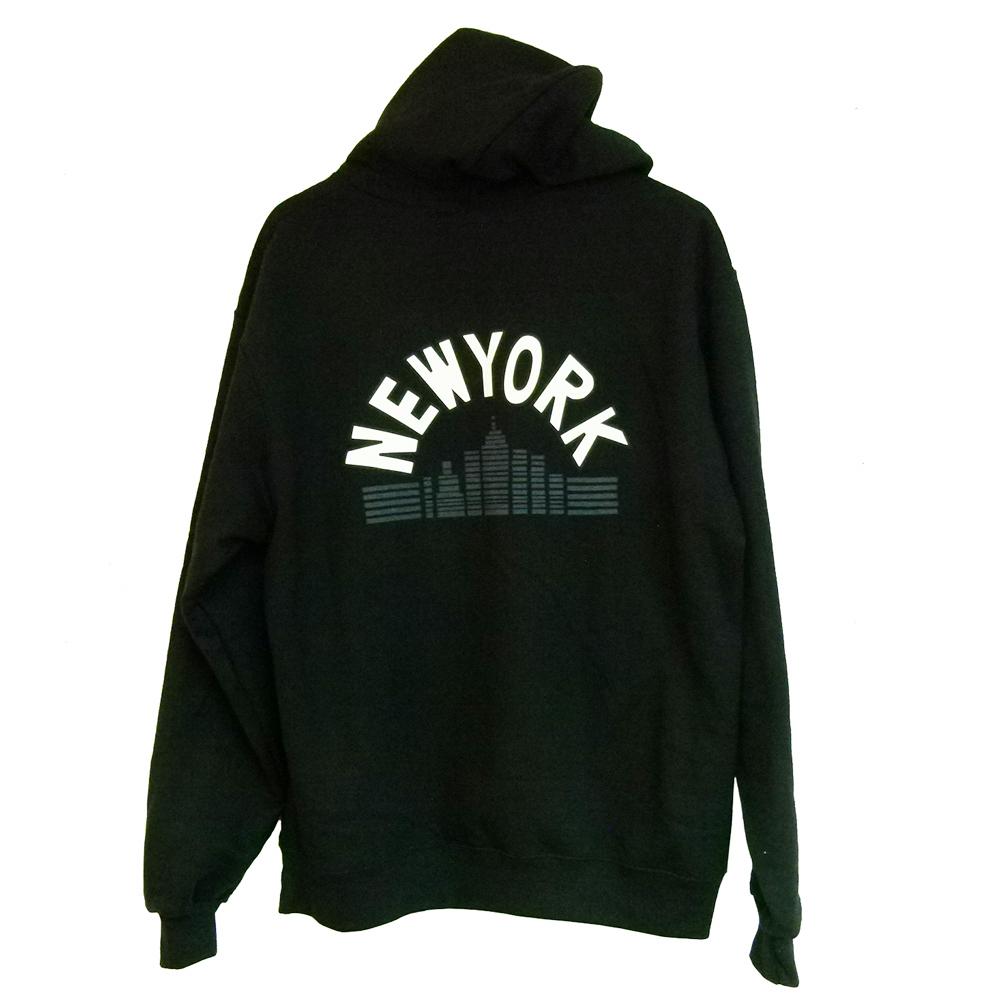 Hotel Blue Skyscraper Hoodie - Black - Aylesbury Skateboards UK
