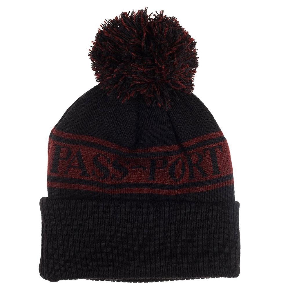Pass~Port Pill Pom Pom Beanie - Red - Aylesbury Skateboards UK