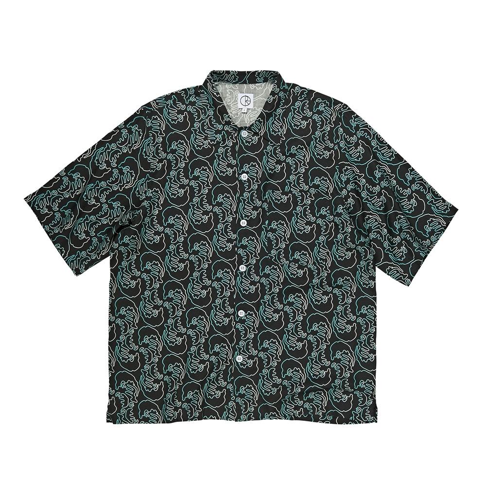 Polar Skate Co. Faces Art Shirt - Black - Aylesbury Skateboards UK