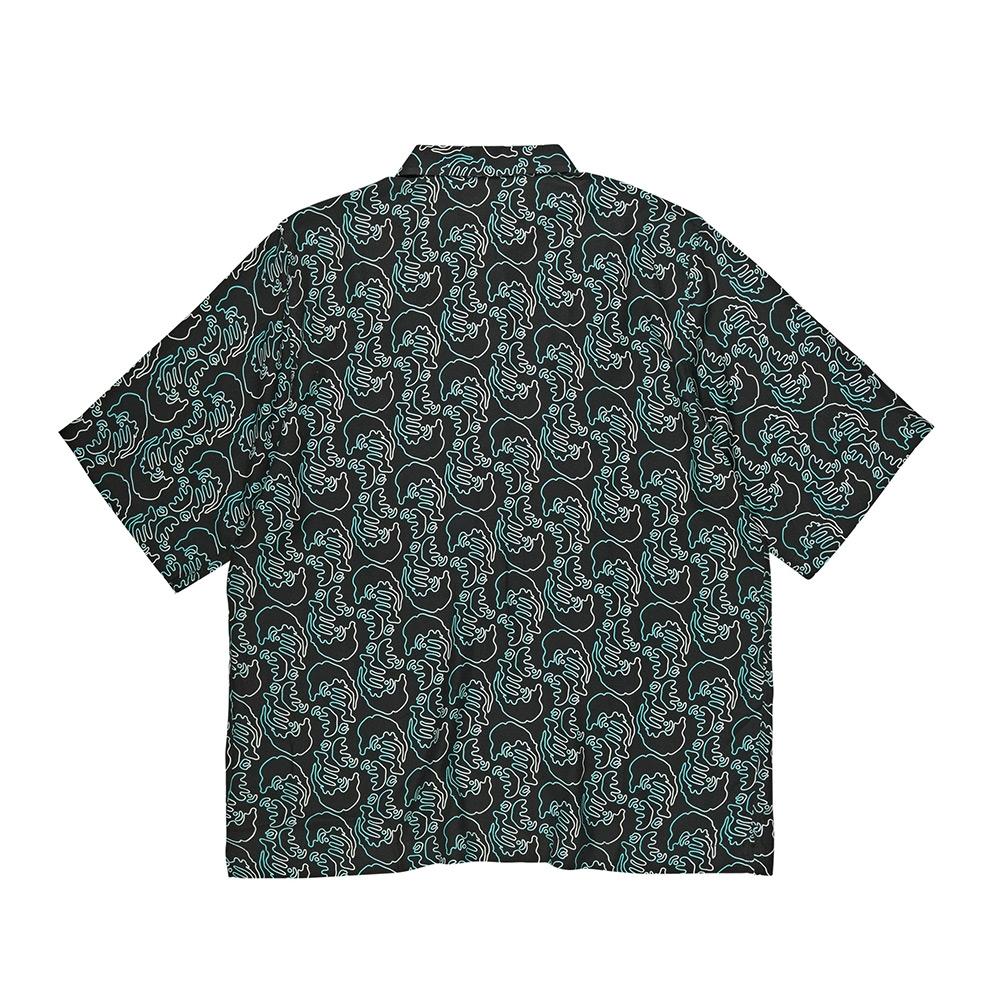 Polar Skate Co. Faces Art Shirt - Black - Aylesbury Skateboards UK