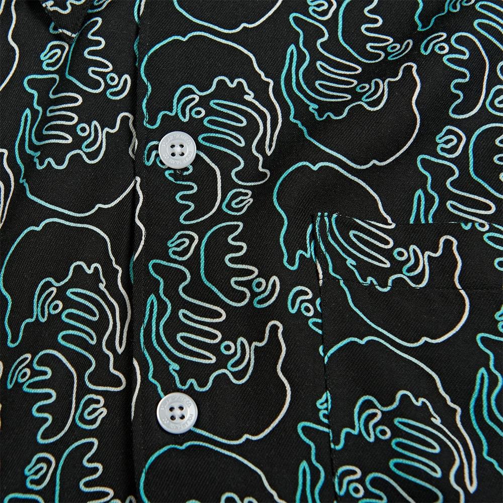 Polar Skate Co. Faces Art Shirt - Black - Aylesbury Skateboards UK