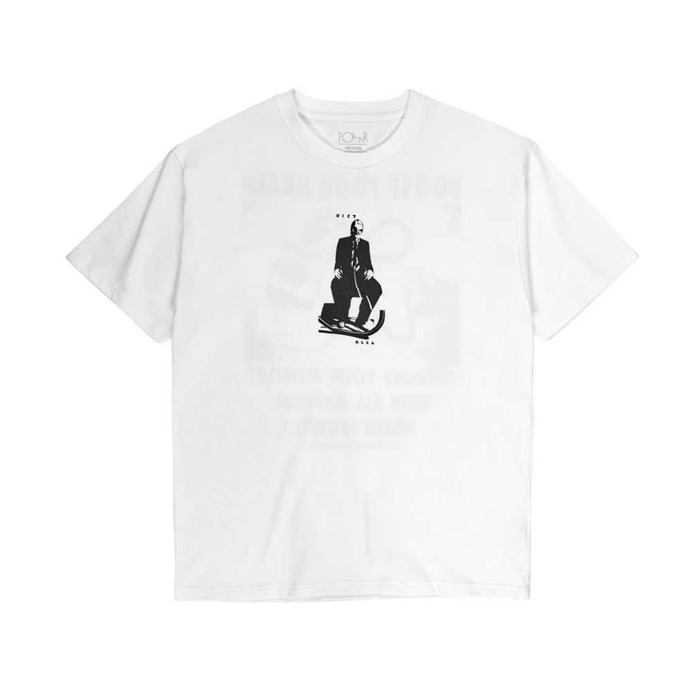 Polar Brain Blower T-Shirt - White - Aylesbury Skateboards UK