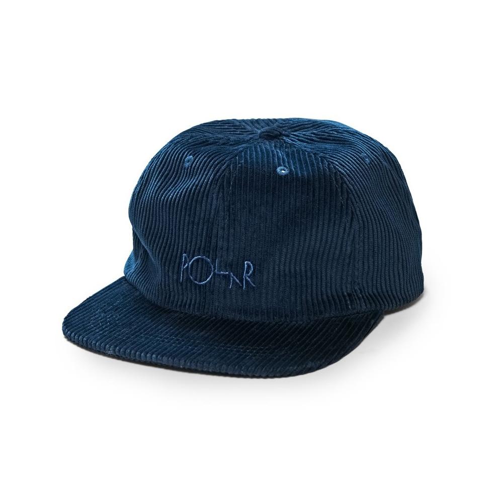 Polar Skate Co. Corduroy Cap - Police Blue - Aylesbury Skateboards UK
