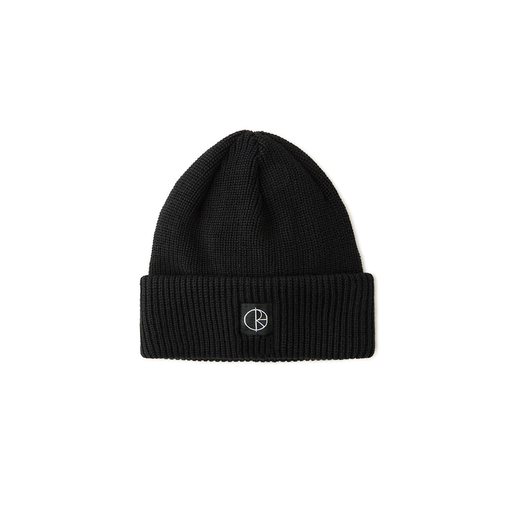 Polar Skate Co. Double Merino Beanie - Black