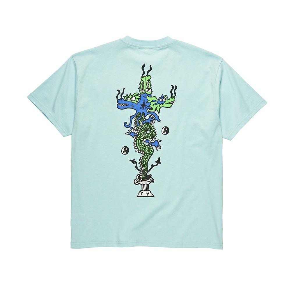 Polar Skate Co. Dragon T-Shirt - Aquamarine - Aylesbury Skateboards UK