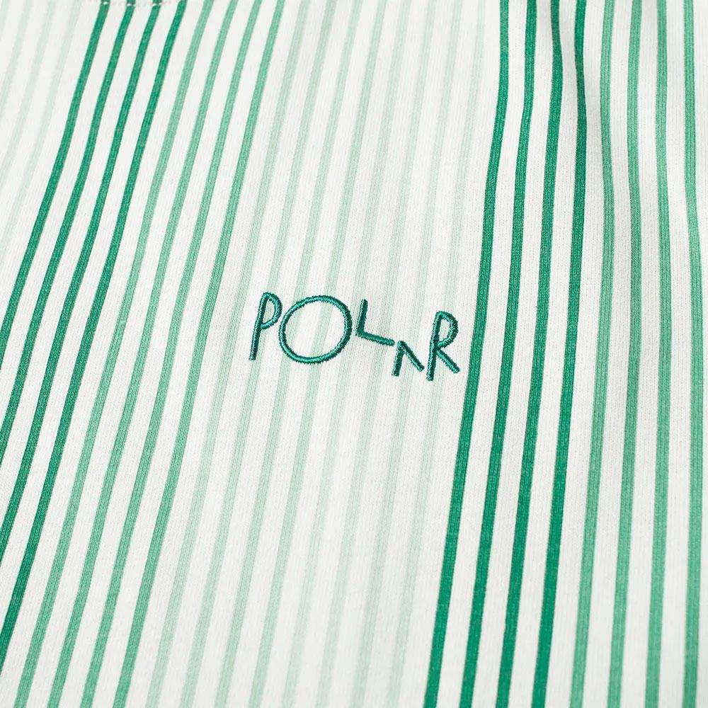 Polar Skate Co. Multi Colour T-Shirt - Green &amp; White - Aylesbury Skateboards UK