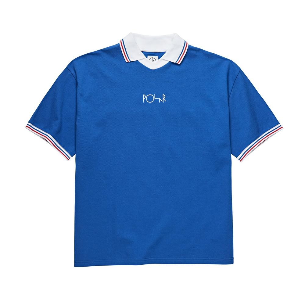 Polar Skate Co. Pique Surf T-Shirt - Blue - Aylesbury Skateboards UK