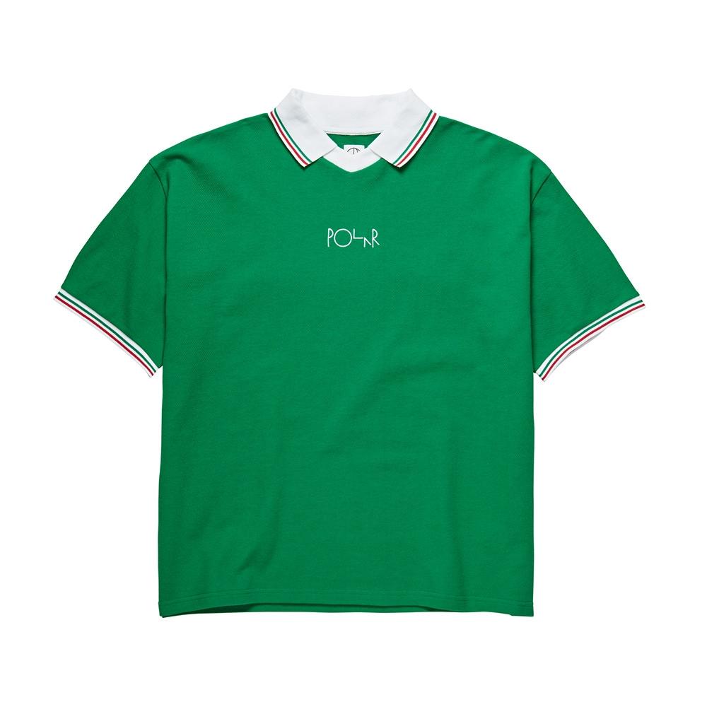 Polar Skate Co. Pique Surf T-Shirt - Green - Aylesbury Skateboards UK