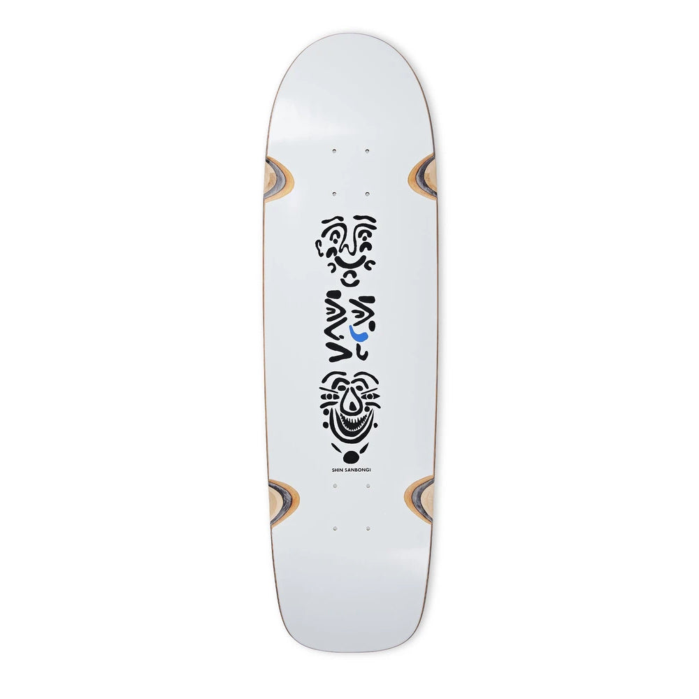 Polar Skate Co. Shin Sanbongi Faces Skateboard Deck with wheel welts - 8.25"