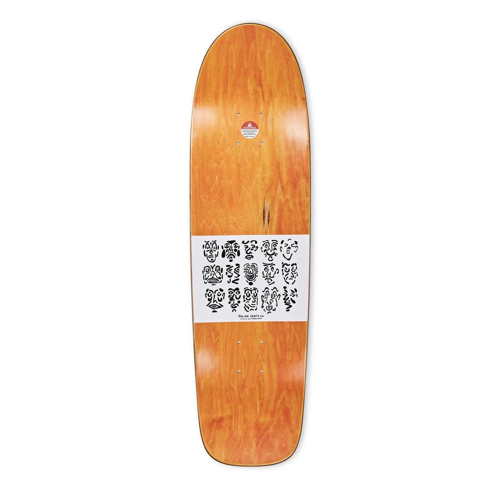 Polar Skate Co. Shin Sanbongi Faces Skateboard Deck with wheel welts - 8.25"
