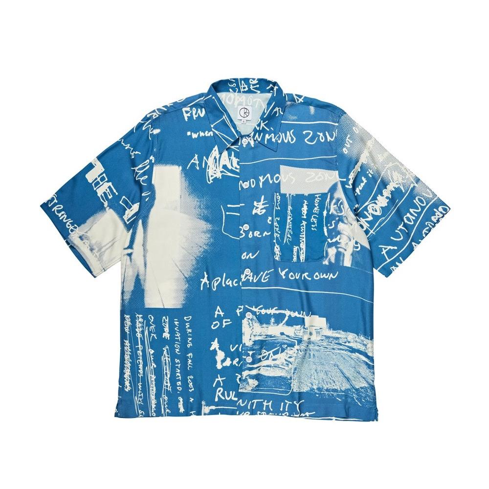 Polar Skate Co. Strongest Notes Art Shirt - Blue - Aylesbury Skateboards UK
