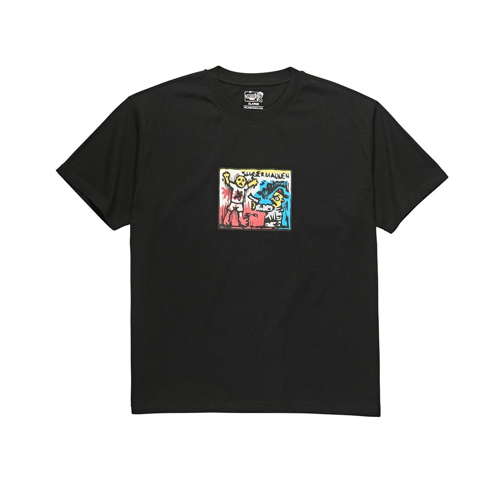 Polar Skate Co. Supermannentee T-Shirt - Black - Aylesbury Skateboards UK