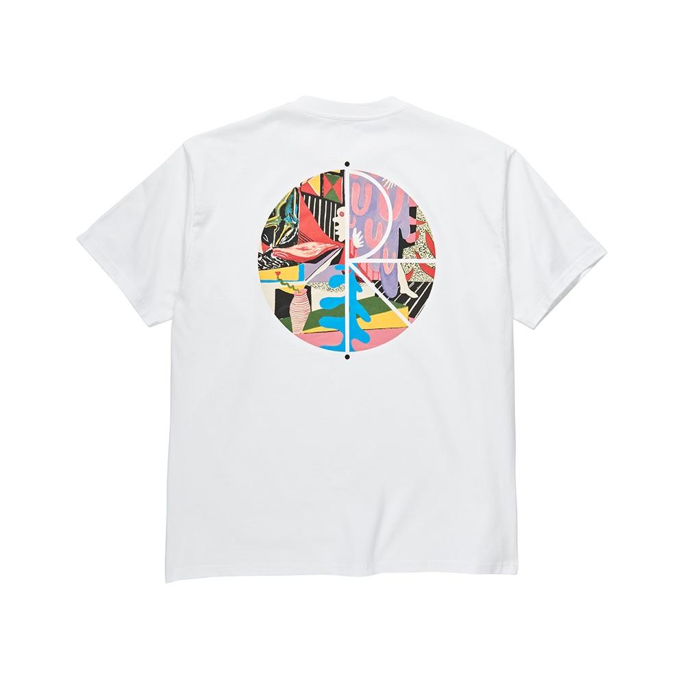 Polar Skate Co. TK Fill Logo T-Shirt - White - Aylesbury Skateboards UK