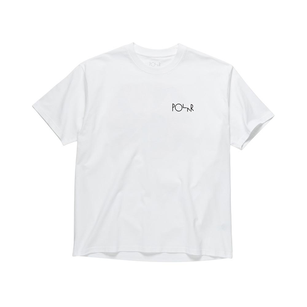 Polar Skate Co. TK Fill Logo T-Shirt - White - Aylesbury Skateboards UK