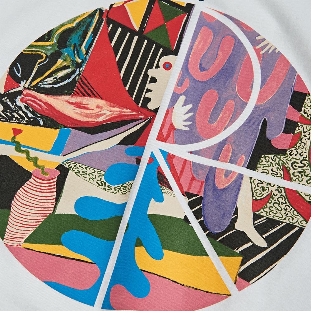 Polar Skate Co. TK Fill Logo T-Shirt - White - Aylesbury Skateboards UK