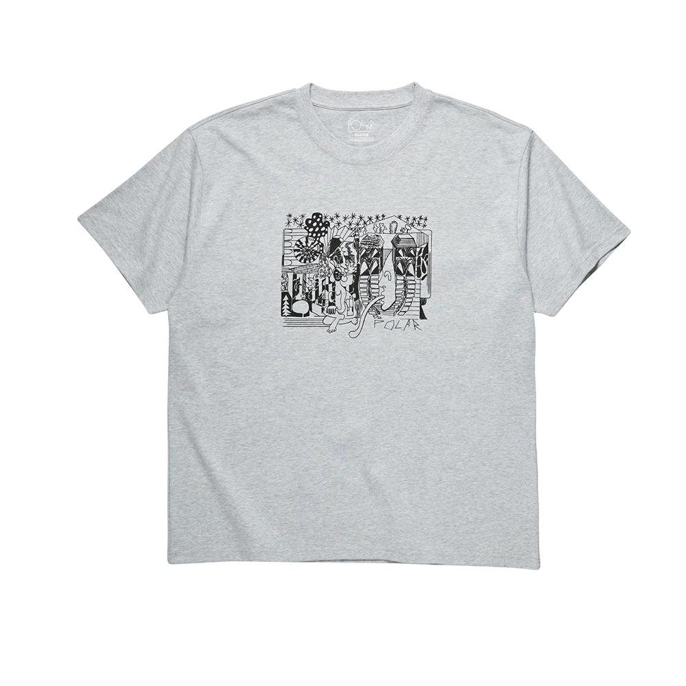 Polar Skate Co. TK T-Shirt - Sport Grey - Aylesbury Skateboards UK