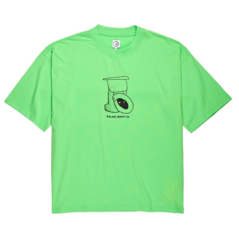 Polar Skate Co. Toilet Surf T-Shirt (Green) - Aylesbury Skateboards UK
