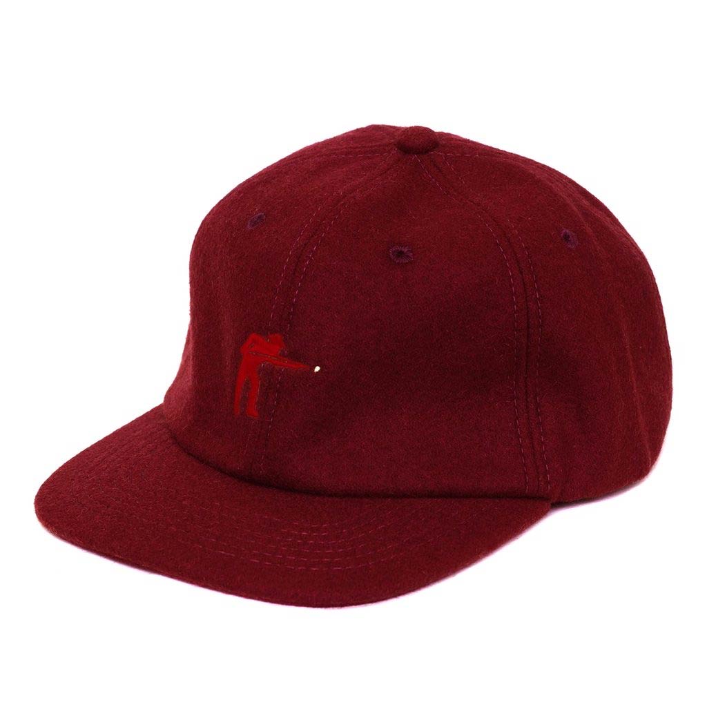 Pass~Port Pool Wool Cap - Burgundy - Aylesbury Skateboards UK