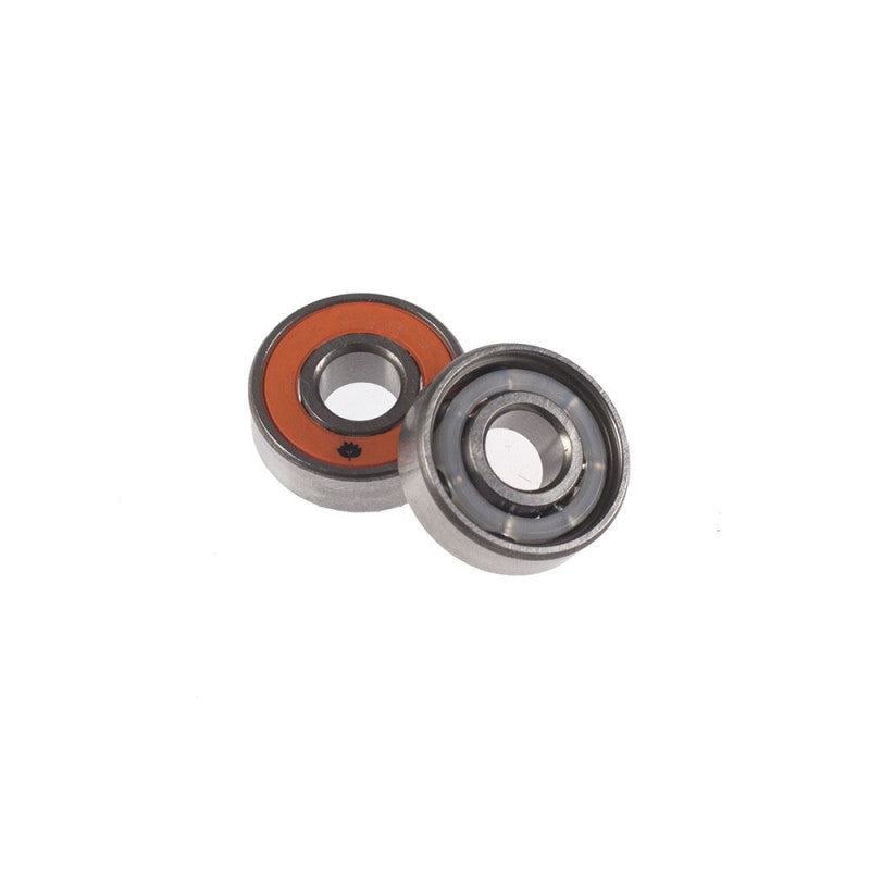 Magenta Plant Skateboard Bearings - Red