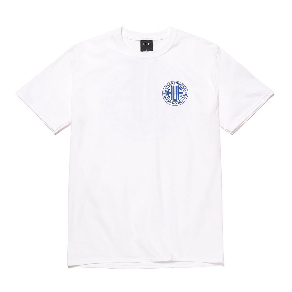 HUF Regional Puff T Shirt White