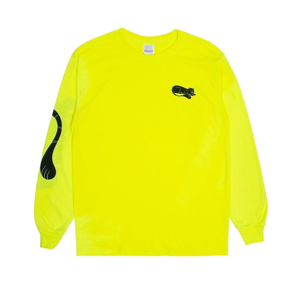 Rip N Dip Ripntail Longsleeve T-Shirt - Safety Green - Aylesbury Skateboards UK