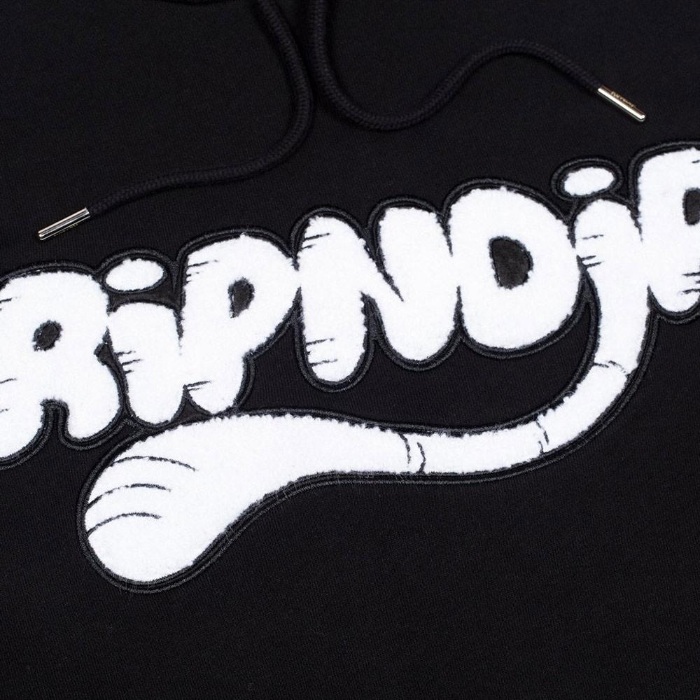 Rip N Dip RIPNTAIL Hoodie - Black - Aylesbury Skateboards UK