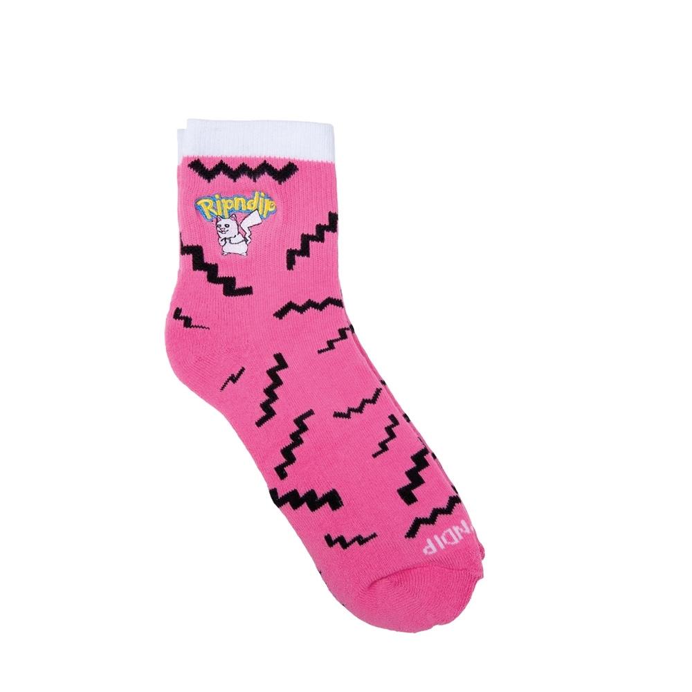 Rip N Dip Catch Em All Mid Socks - Pink - Aylesbury Skateboards UK