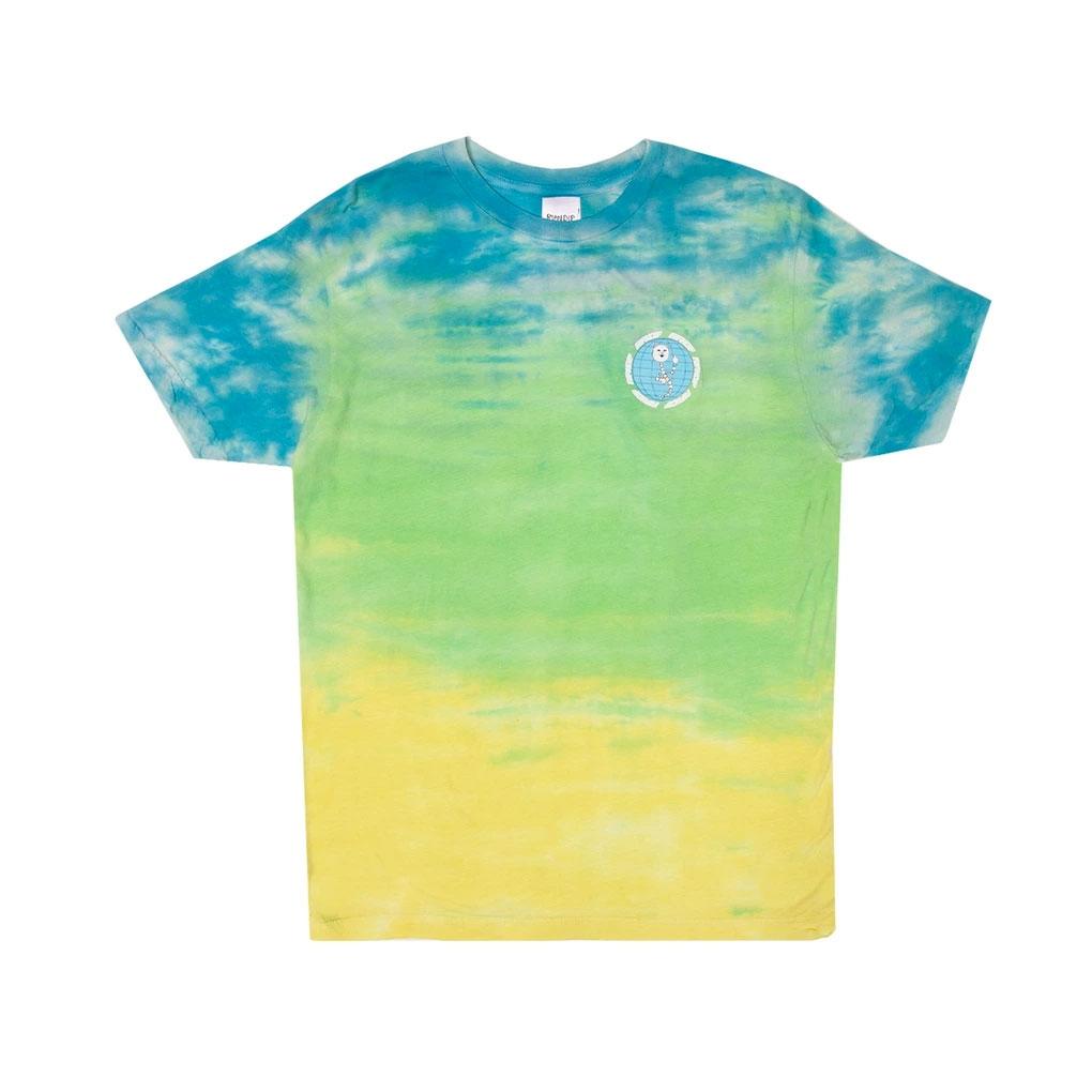 Rip N Dip D.N.A. T-Shirt - Blue-Green Tie Dye - Aylesbury Skateboards UK