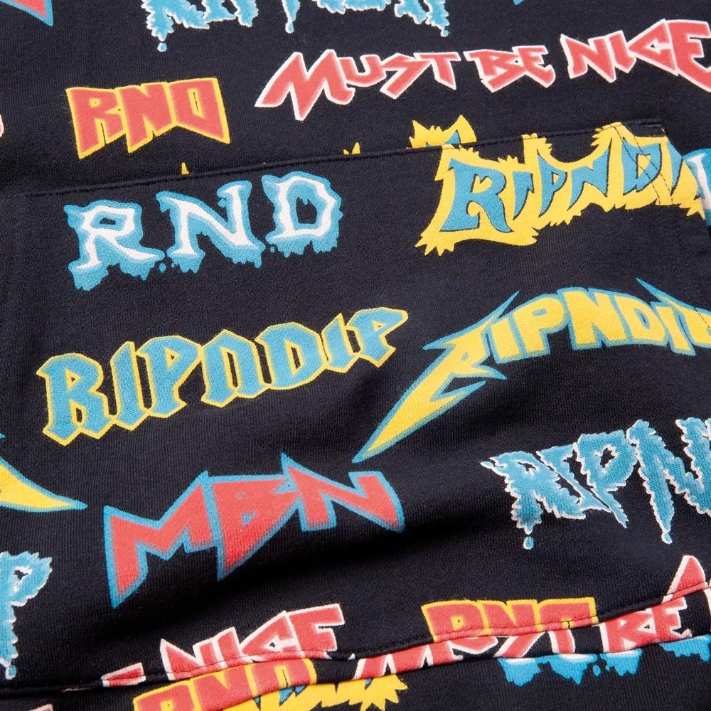 Rip N Dip Rock N Nerm Hoodie - Black - Aylesbury Skateboards UK