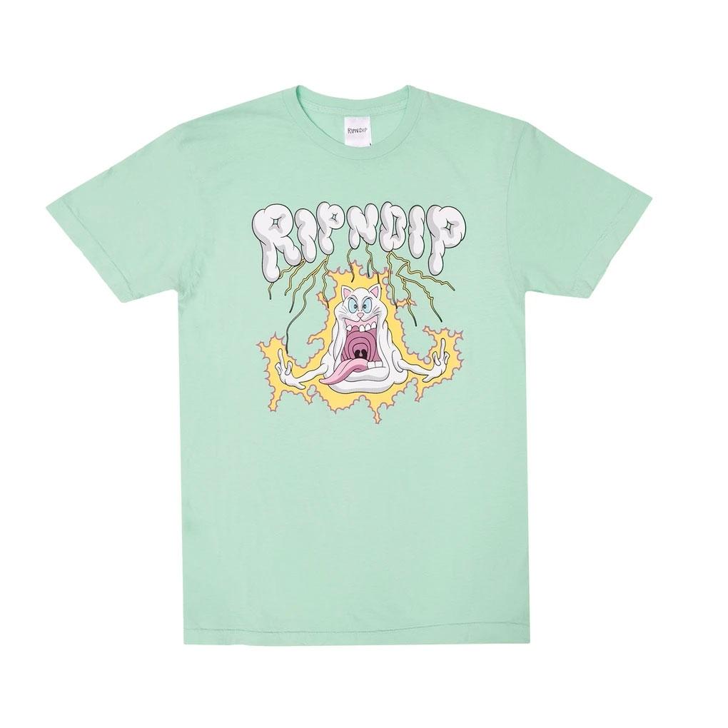 Rip N Dip Shocked T-Shirt - Mint - Aylesbury Skateboards UK