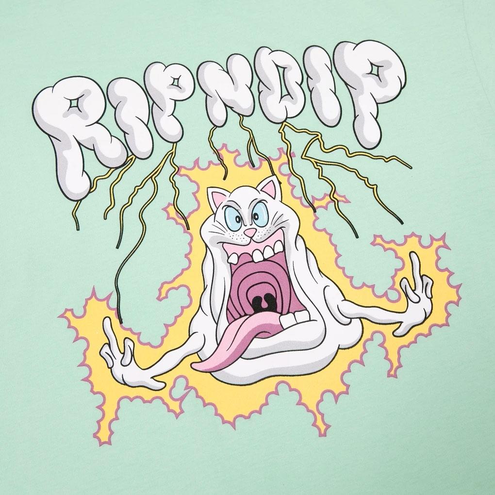 Rip N Dip Shocked T-Shirt - Mint - Aylesbury Skateboards UK