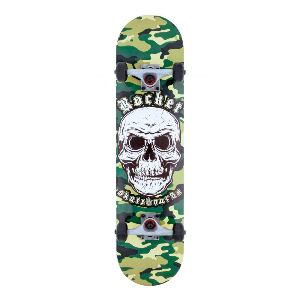 Rocket Combat Skull Complete Skateboard - 7.75"