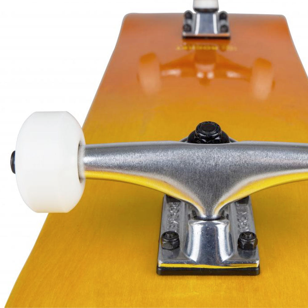 Rocket Double Dipped Complete Skateboard - 8" Yellow/Orange